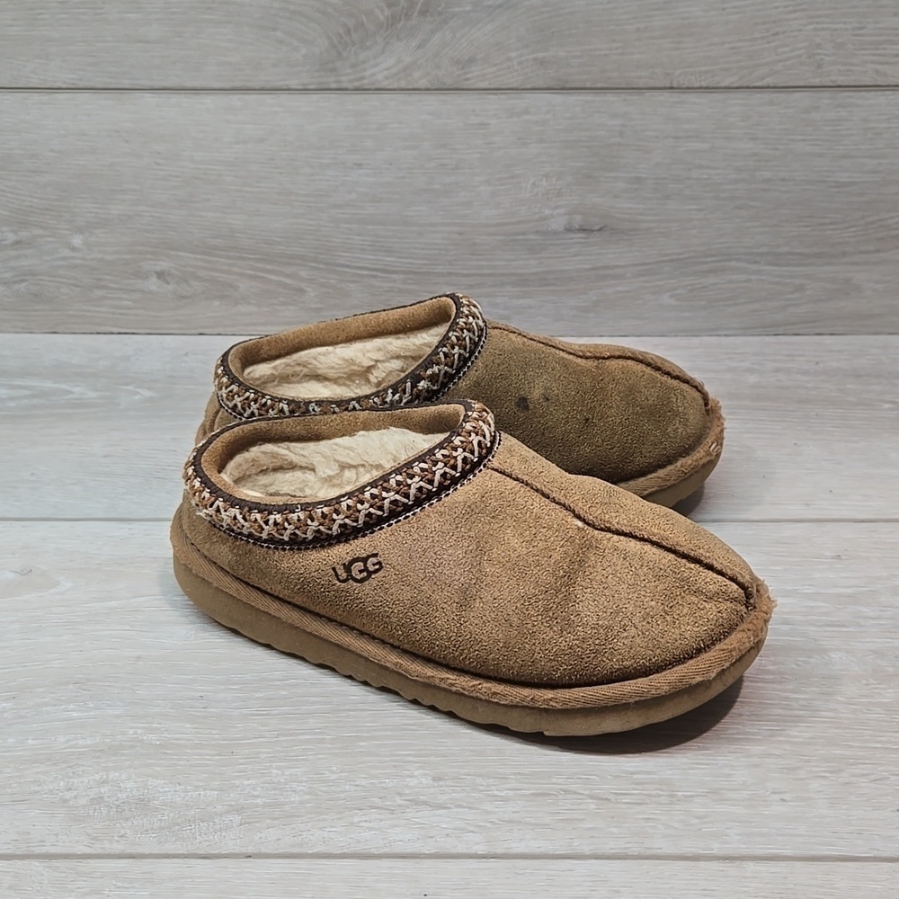 Ugg Australia Kids Tasman II Chestnut Mule Slippers Clog shoes sz 13